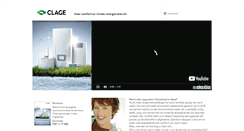 Desktop Screenshot of clage.nl
