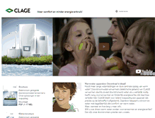 Tablet Screenshot of clage.nl