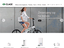 Tablet Screenshot of clage.pl