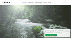 Desktop Screenshot of clage.de