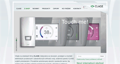 Desktop Screenshot of clage.cz